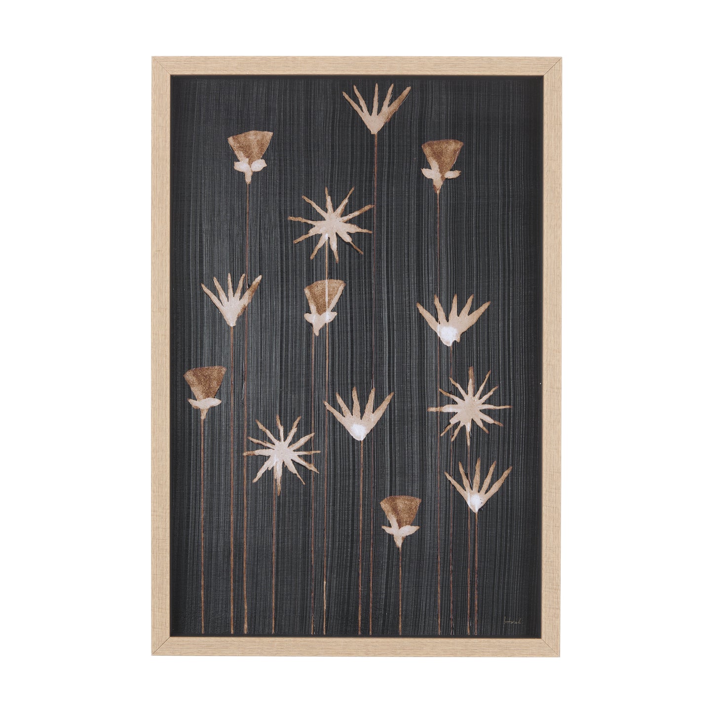 Spark II by Mercana Studio Hand Embellished Textured Framed Art Print Matted under Glass