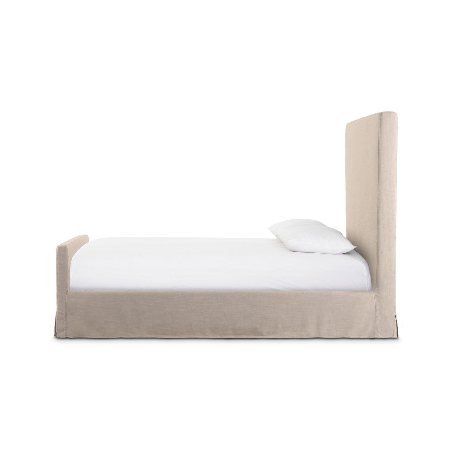Daphne Slipcover Queen Bed - Savoy Parchment