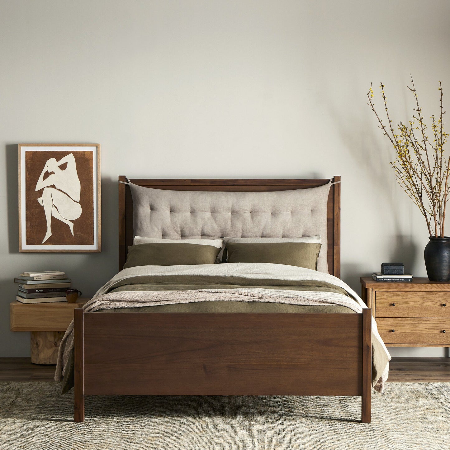 Sullivan Queen Bed - Harbor Sand