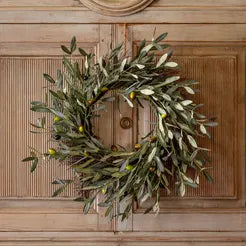 Italian Olive Wreath 24in.