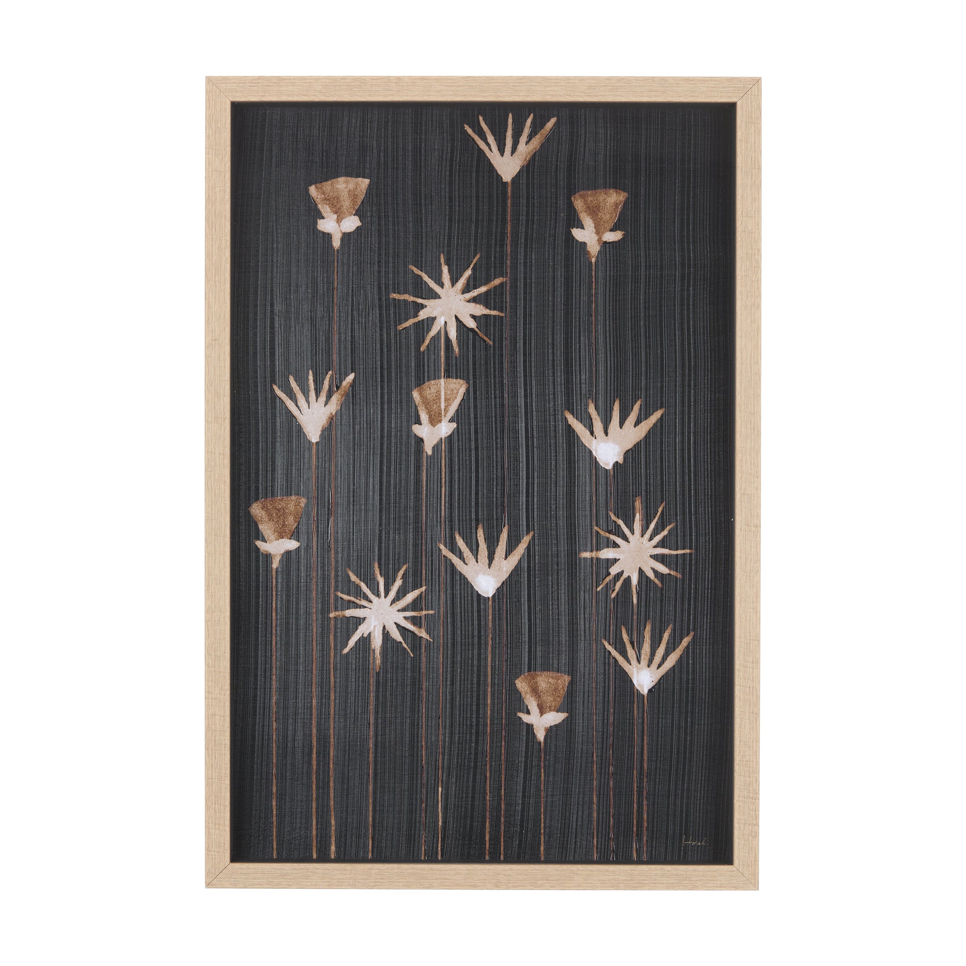 Spark II by Mercana Studio Hand Embellished Textured Framed Art Print Matted under Glass