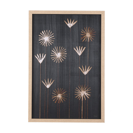 Spark I by Mercana Studio Hand Embellished Textured Framed Art Print Matted under Glass