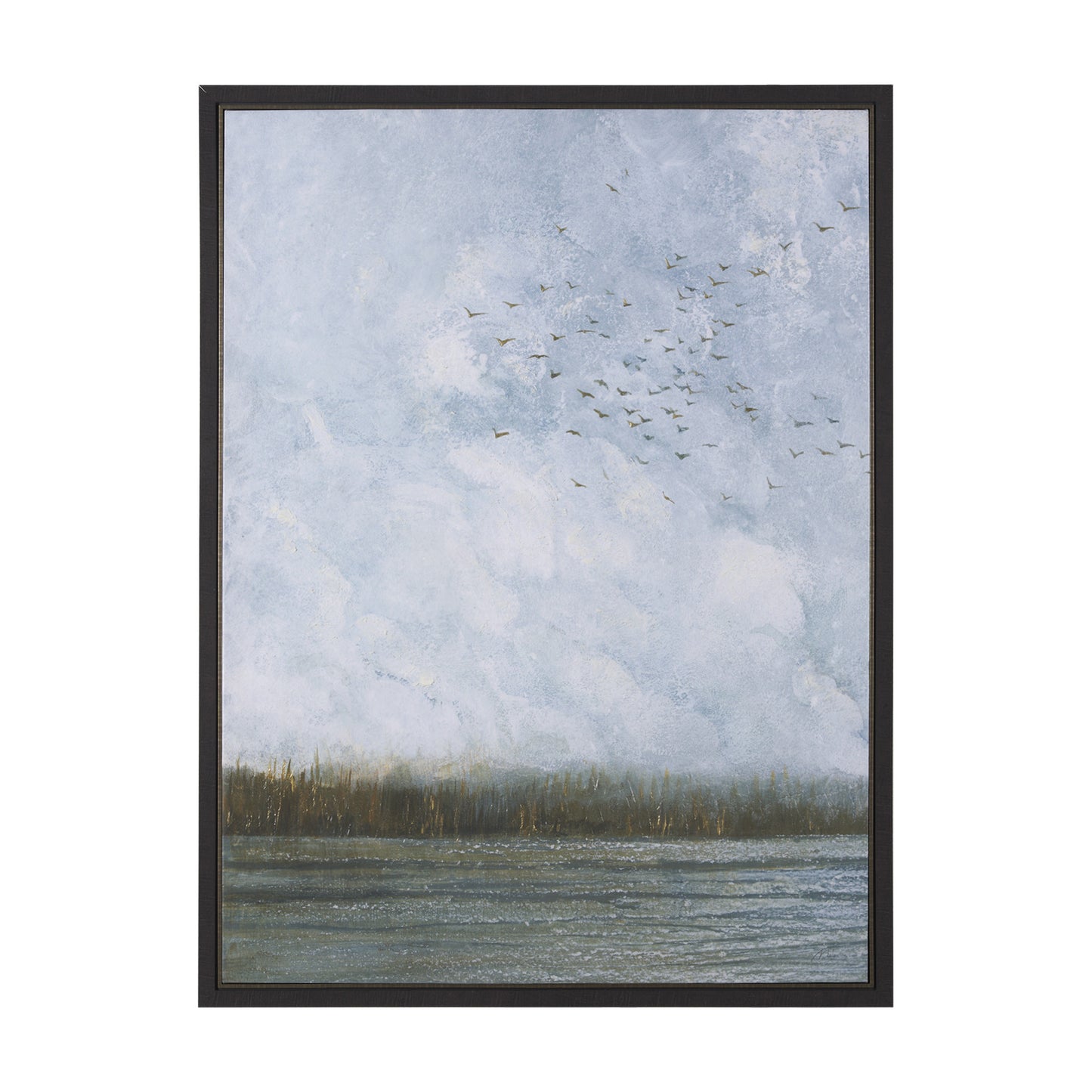 Spring is Coming I by Mercana Studio Hand Embellished Textured Framed Canvas