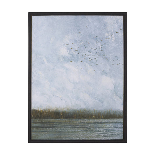 Spring is Coming I by Mercana Studio Hand Embellished Textured Framed Canvas