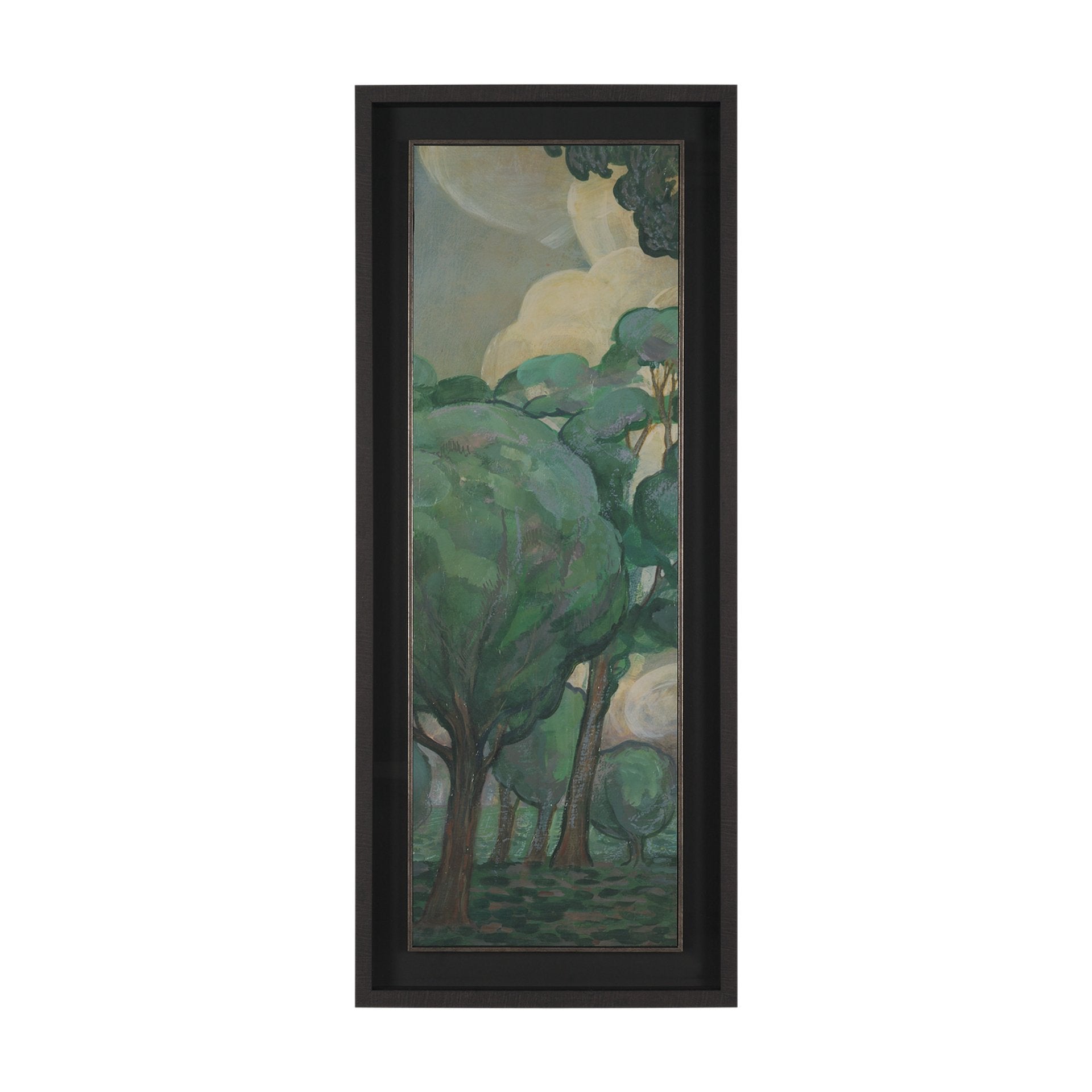 Majestic Garden I by Mercana Studio Hand Embellished Framed Art Print under Glass