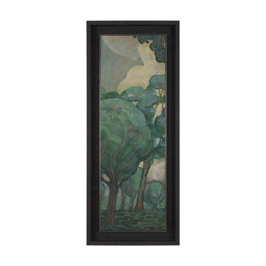 Majestic Garden I by Mercana Studio Hand Embellished Framed Art Print under Glass