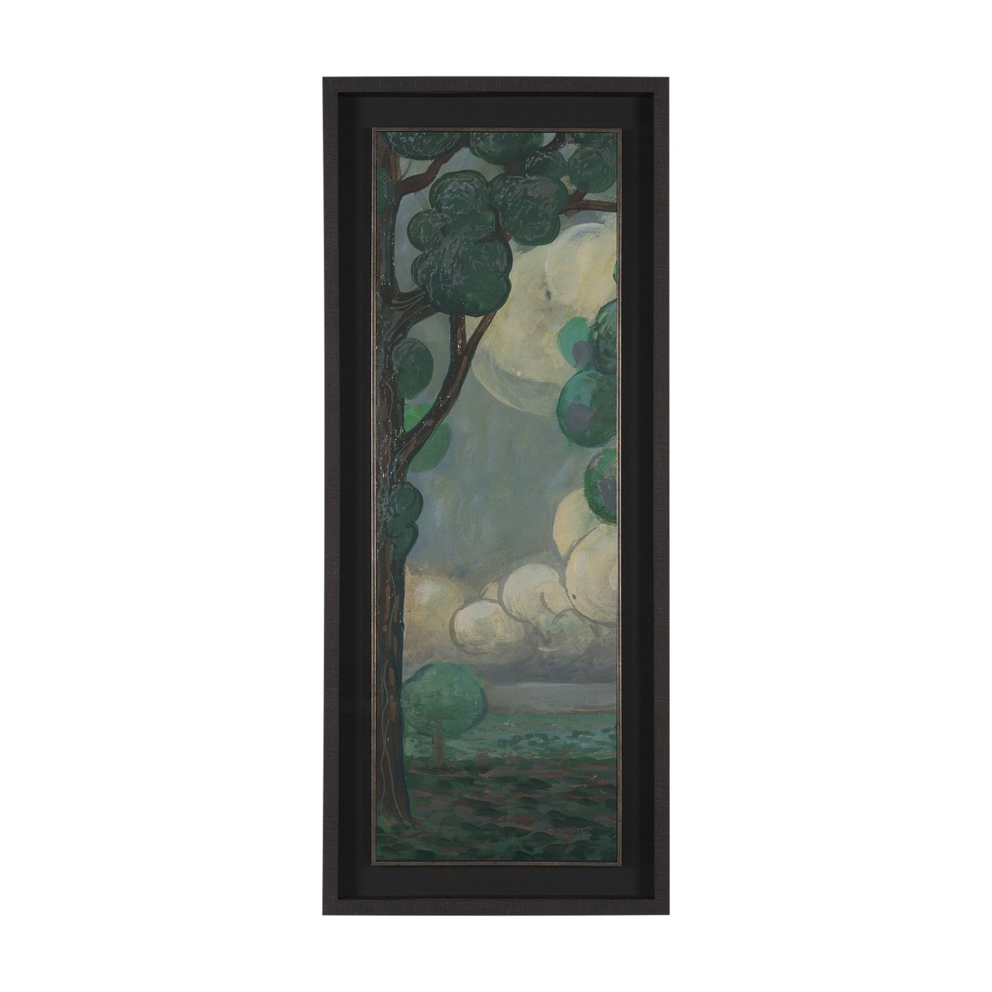 Majestic Garden III by Mercana Studio Hand Embellished Framed Art Print under Glass
