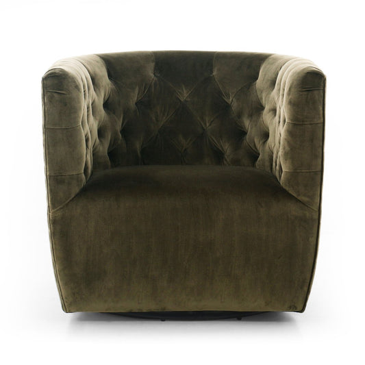 Hanover Swivel Chair - Surrey Olive