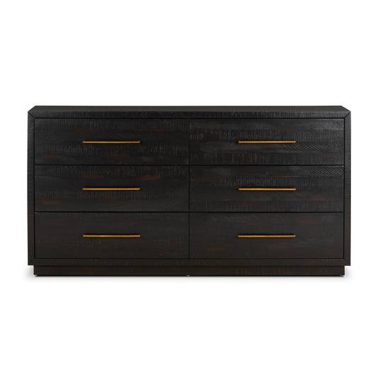 Suki 6-Drawer Dresser - Burnished Black
