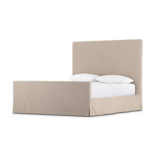 Daphne Slipcover Queen Bed - Savoy Parchment