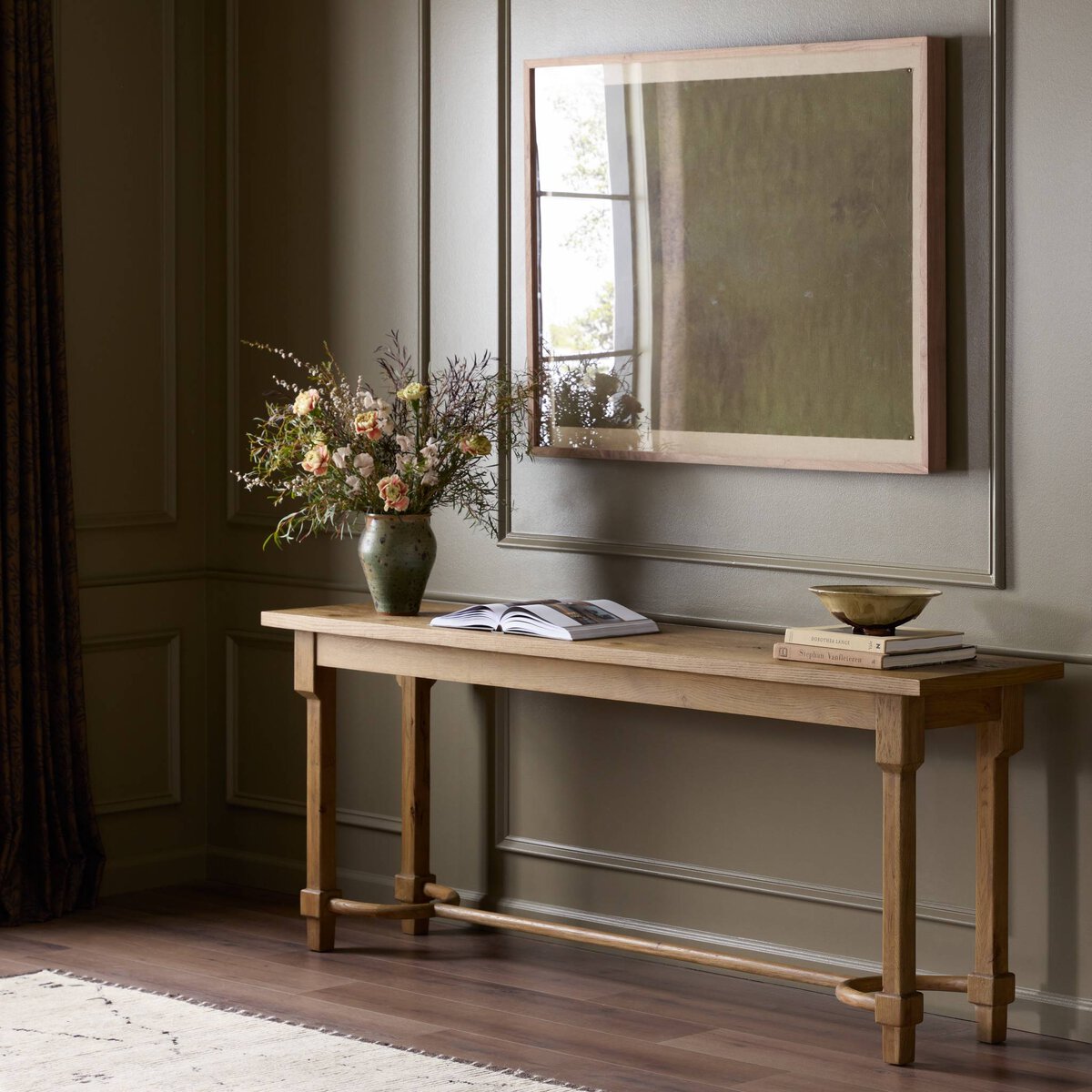 Edison Console Table - Worn Oak