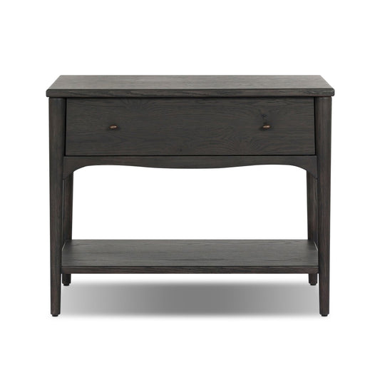 Lizzy Nightstand - Smoked Black Oak