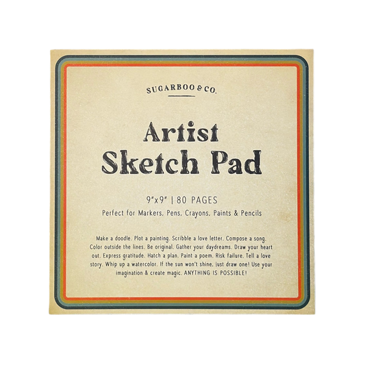 9x9 Artist Sketch Pad - Sugarboo & Co.