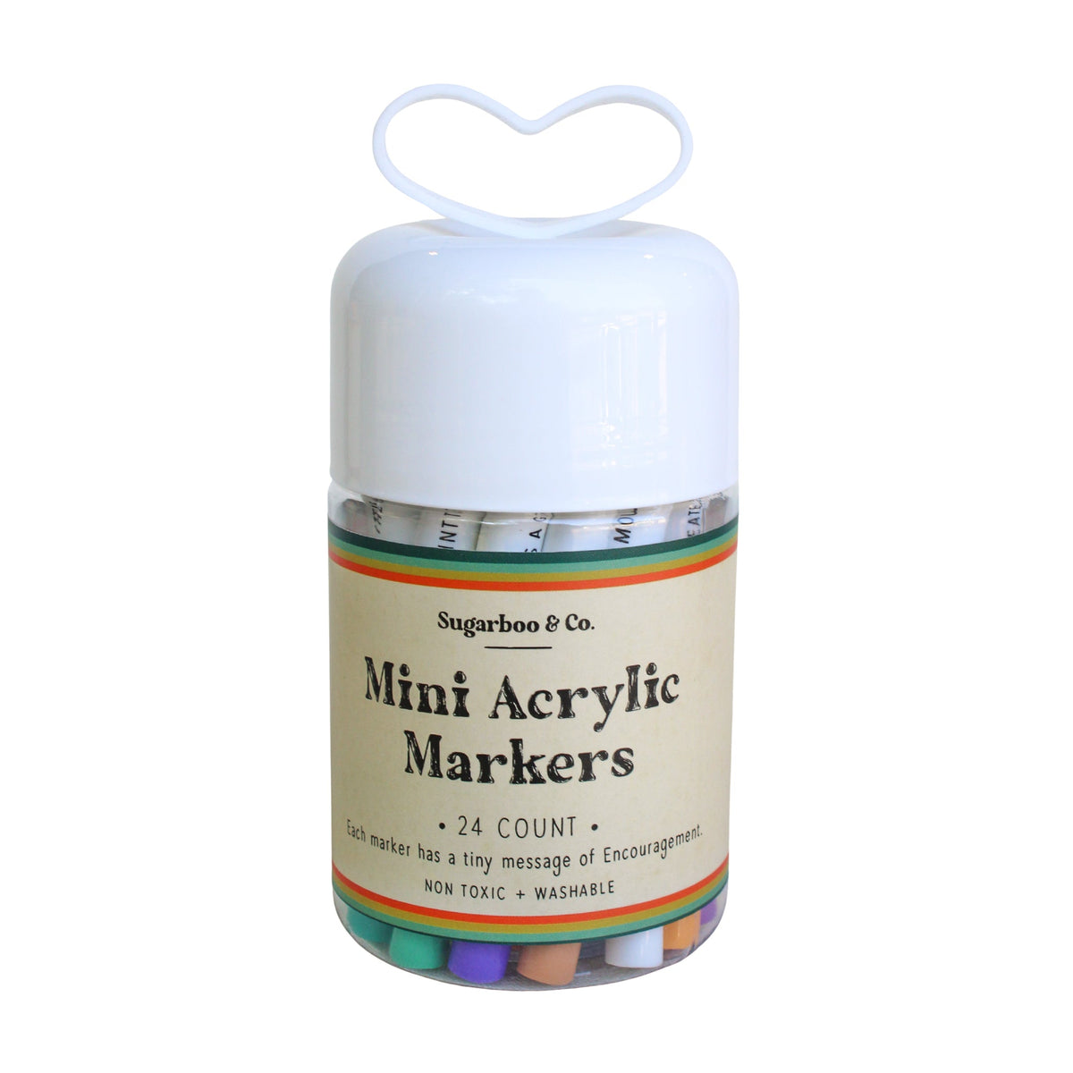 Mini Acrylic Markers - Set of 24 - Sugarboo & Co.