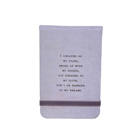 I've Cheated On Fabric Notebook - Sugarboo & Co.