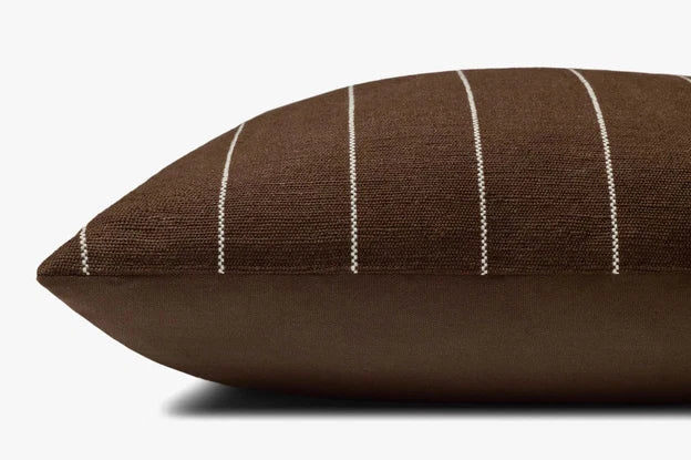 Keisha PAL0046 Chocolate/Natural Pillow