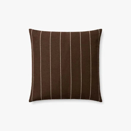 Keisha PAL0046 Chocolate/Natural Pillow