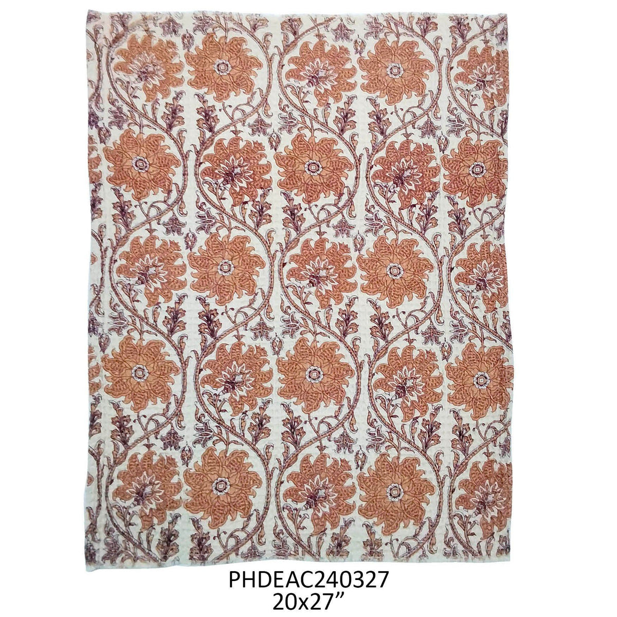 Quince Botanical Print Cotton Dish Towel - Porch View Home