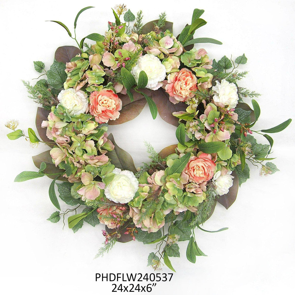Warm Greetings Wreath - Porch View Home