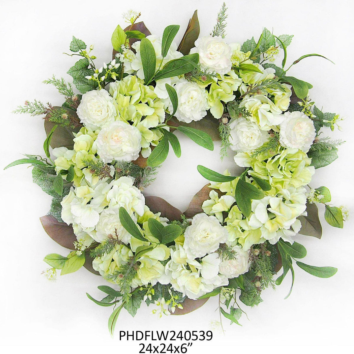 Hopeful Greetings Wreath - Porch View Home