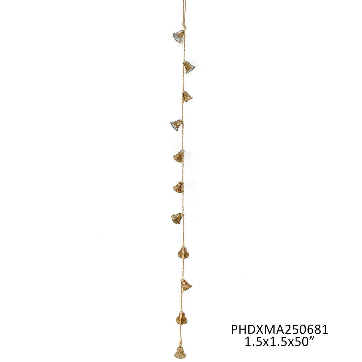Vintage Sleigh Bell Garland - Porch View Home