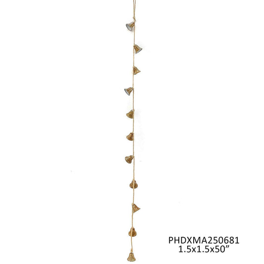 Vintage Sleigh Bell Garland - Porch View Home