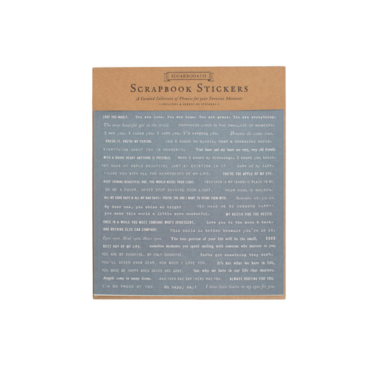 Scrapbook Stickers - Sugarboo & Co.