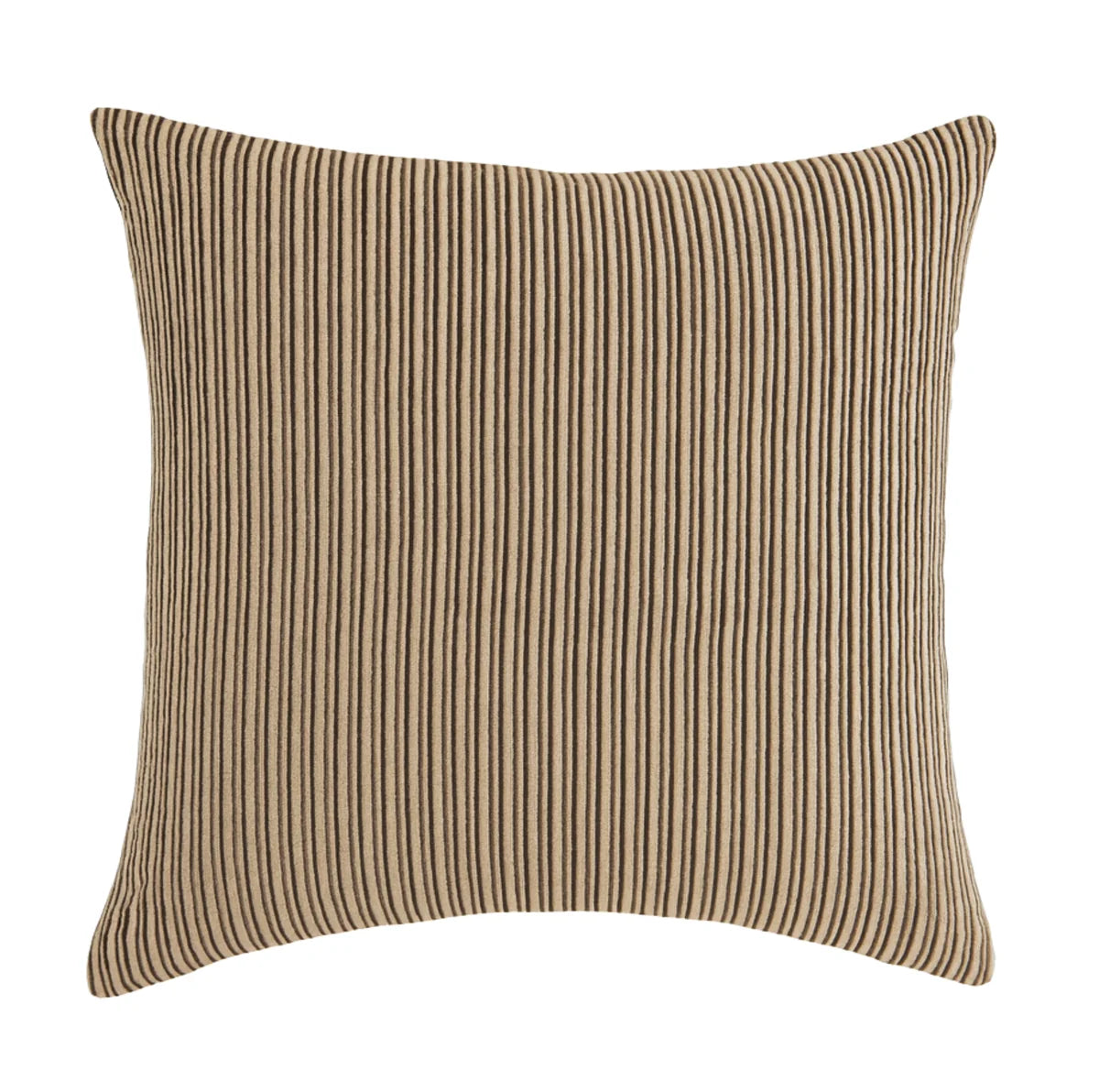 Wren Dark Brown Pillow - 24" x 24"