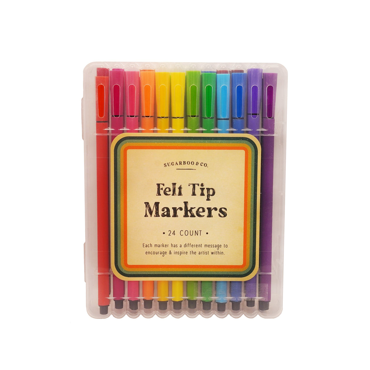 Felt Tip Markers - 24 count - Sugarboo & Co.