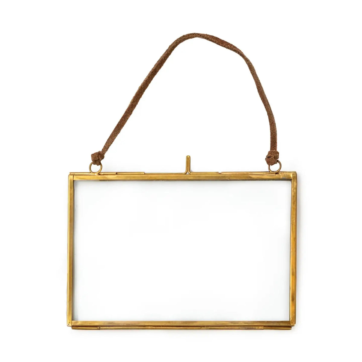 Brass Hanging Frame – 6" x 4" Horizontal
